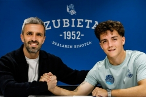 官方：皇家社會與19歲前鋒達尼-迪亞斯續(xù)約至2029年