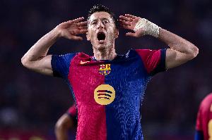 萊萬為巴薩攻入107球，超越內(nèi)馬爾排名隊史射手榜第17位